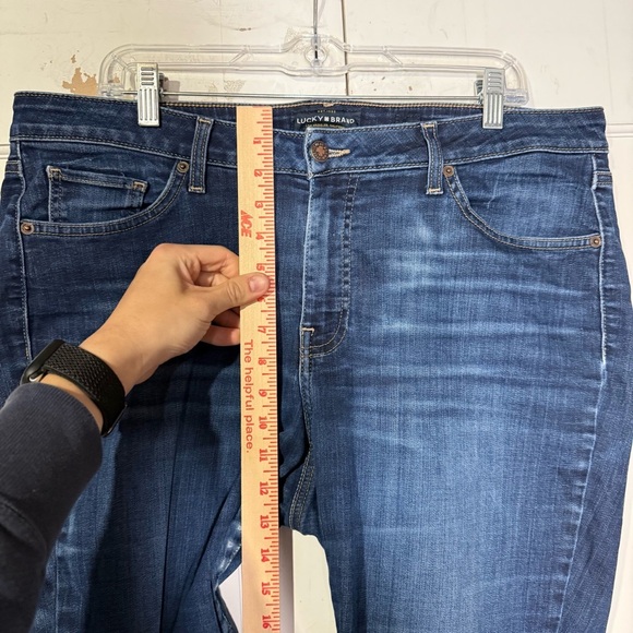 Lucky Brand Lolita Skinny Jeans Dark Wash Size 16W Blue Curvy Denim - Picture 4 of 12